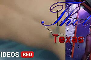 Hey, that ebony milf in texas is blowing and fucking a big black cock like a pro