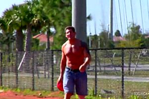 Blonde begs for creampie after public flashing ends with anal spanking and assfucking