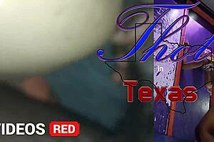 Hey, that ebony milf in texas is blowing and fucking a big black cock like a pro