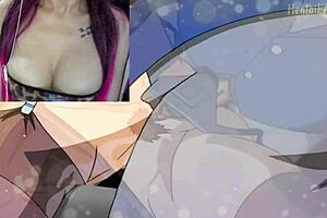 The unsatisfied futanari student seduces and fucks her dumb neighbor in hentai futago no haha seihonnou chapter 2