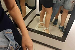 Intriguing Stranger in Fitting Room