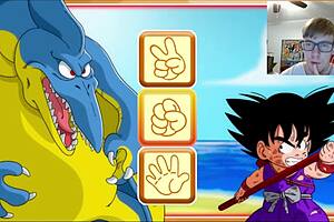 Master Roshi's behind the scenes monster maledom actions in Dragon Ball Kame Paradise