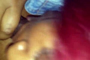 Ebony Amateur Sucks Black Cock in POV Intensely