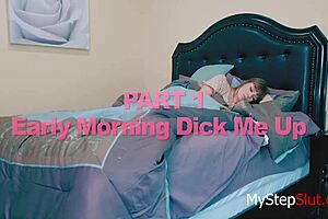 Alex Blake's Morning Dick Routine with Stepdad