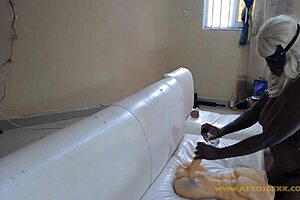 Lonely big girl rides her dildo