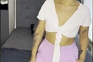 Big booty latina slut feels overwhelmed in her first porn casting, getting fucked by a big white cock.