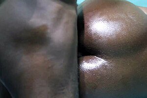 Extreme Ass Worship Involves Enema in Mouth. Big Ass Squirts During Fetish Play.