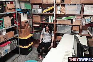Kylie Martin Caught Filching, Gets Punished With Monster Cock In Office