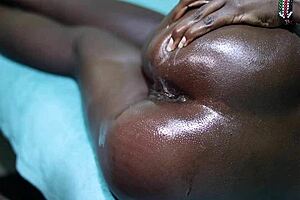 Extreme Ass Worship Involves Enema in Mouth. Big Ass Squirts During Fetish Play.