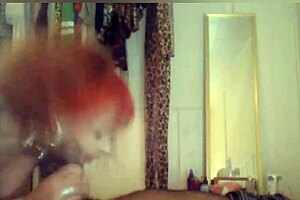 Transsexual Shemale Orally Devours Big Black Cock