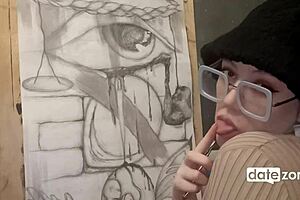 hey, look at these amateurs with oiled tits getting all erotic and topless