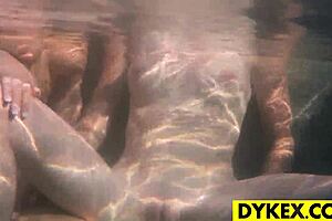 Outdoor Lesbian Sex with Hot Young and Cougar Gals