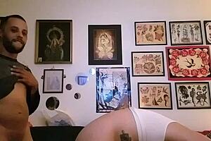 pawg bending over for private view in motion