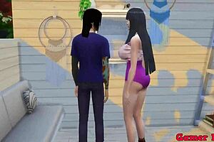 naruto hentai hinata wants outdoor sex with itachi on terrace