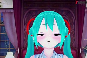 hatsune miku footjob pov makes me so damn hot and wild