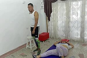 What A Great Physique My Stepson Has! We Exercise With A Delicious Fuck In The Living Room - Full Story!