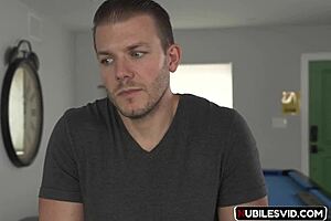 Aila Donovan and Katie Kush stretching together in MILF porn threesome