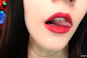 Relaxing ASMR kisses for a soothing and intimate experience