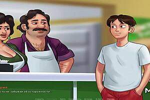 WATCH THIS MATURE MILF GET A HUGE CUMSHOT IN SUMMERTIME SAGA E3 28!