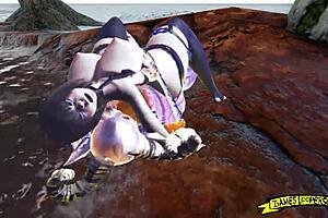 Demons Pound Big Asses in Hentai Doggystyle and Riding Scenes