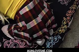 Bang my teen stepsister as milf stepmom watches excitedly!