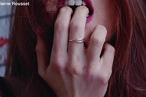 Nylon Stockings, Ballgags, And Toys Tease Redhead Teen