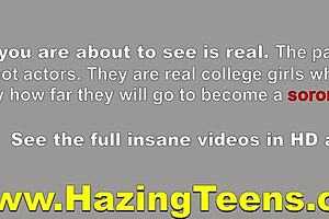 College students engage in a group activity with a frat guy and his partner.