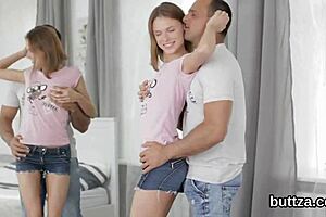 oh man, watch this petite 18+ kitten get her tight crack drilled!