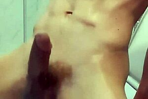 i cum hard after watching this old gay solo guy jerk off and cum on himself.