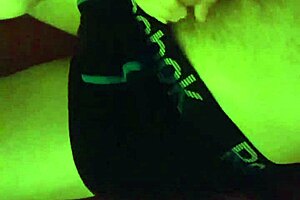 Watch this young amateur girl rub and suck that cock!