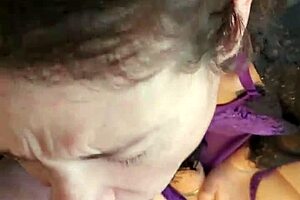 Watch me throat fuck my submissive wife?