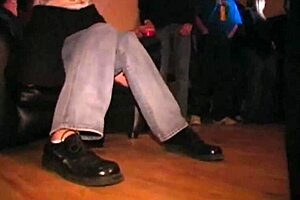 pissing college cum whore sucks dick in public.