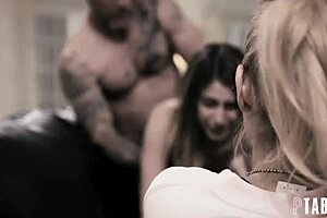 Aaliyah, Kristen, what are you doing in this taboo intervention with big tits?