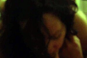 Mature Latina Anna Maria Sucks Hubby's Retro Cock