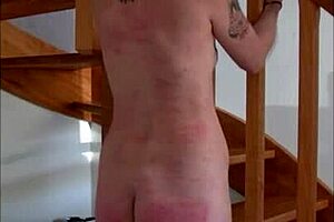 in the trailer, she gets spanked and bound for squirting orgasm