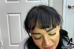 busty charlotte cross rims n' face fucks alex legend, man!