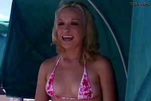 Bikini Amateurs Get Wild Sucking and Licking Cock