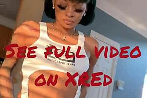 Intense interracial doggystyle with boyfriend's big black cock bareback cumshot