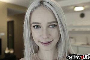 screwmetoo blonde beauty blows my world with her shaved pussy