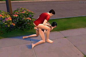 Watch This Hot Teen 18+ Girl Fuck With Condom In Sims 4!