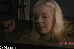 Rough Clamping Of Sexy Jugs In Hardcore Action