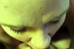 My redhead wife gives sloppy blowjob!