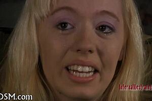 Rough Clamping Of Sexy Jugs In Hardcore Action