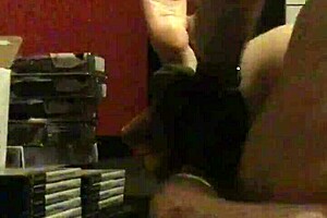 my girlfriend got hogtied in our homemade bondage setup