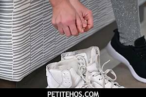 hot twink moans as he gets fucked by big cock and cums