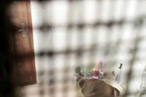 Bathroom spying captures hidden moments in the shower