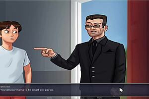 Eve Teasingly Flashes in Summer Time Saga Unc Part Three