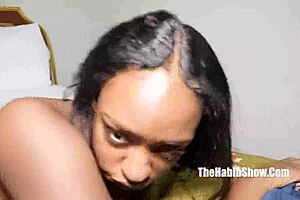 I watched chocolate indian and black Kokohontas take deep BBC stretching in ghetto reality.