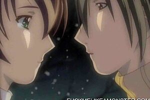 Fantasy anime dream sequence with striptease and undressing