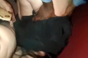 brazilian couple shares wife in threesome with big black cocks